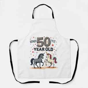 Delantal Unicornio Caballo Unicornio Cumpleaños 50 Divertid