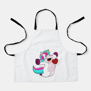 Delantal Unicornio con corazón