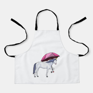 Delantal Unicornio con paraguas