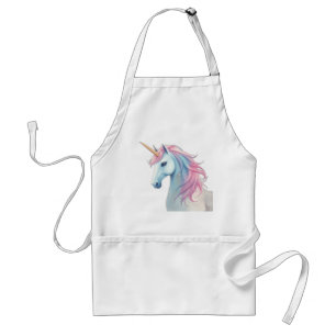 Delantal Unicornio de acuarela mística