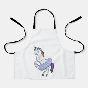 Delantal Unicornio en ballet con falda