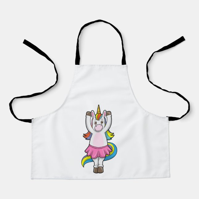 Delantal Unicornio en Ballet Dance con Skirt (Anverso)