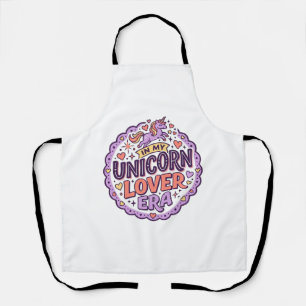 Delantal Unicornio En Mi Era De Amante De Unicornios Merch