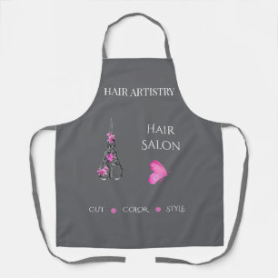 Delantal uniforme del personal de la peluquería boutique
