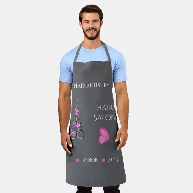 Delantal Uniformes para el personal de peluquerías de bouti (Gastado)