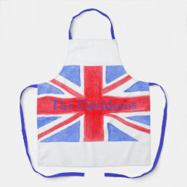 Delantal Union Jack British Flag NAME Unisex