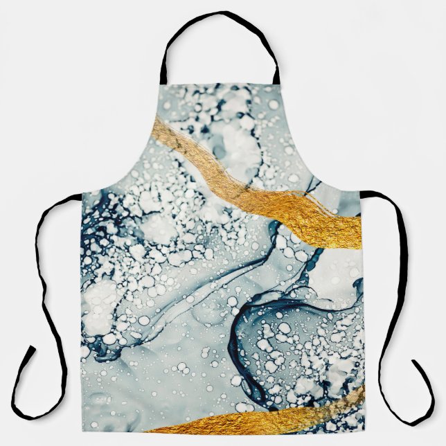 Delantal Unique creativity. Art&Gold. Inspired by the Sky.  (Anverso)