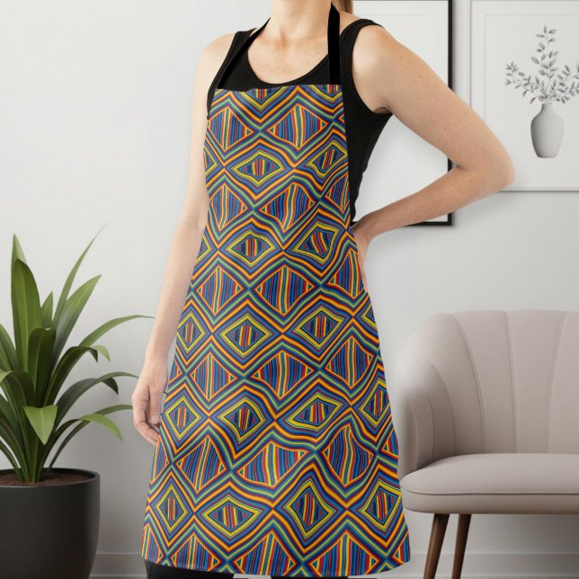 Delantal Unisex Long Apron with Unique Pattern  (Subido por el creador)