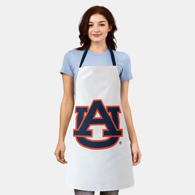 Delantal Universidad Auburn | Logo de Auburn UA (Gastado)