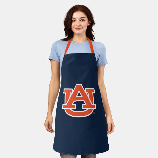Delantal Universidad Auburn | Logo de Auburn UA (Gastado)