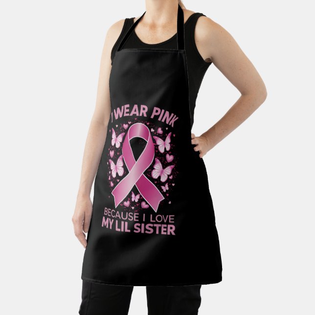 Delantal Uso Rosa Para Mi Hermana Lil Consciente Del Cáncer (in situ)