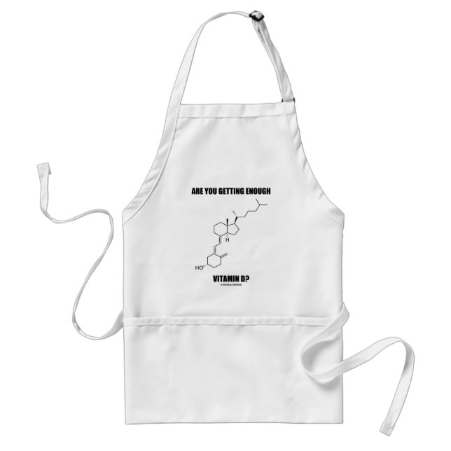 Delantal ¿Usted está consiguiendo bastante vitamina D? (Frente)