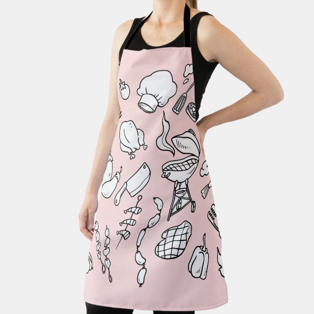 Delantal Utensil de cocina I Modelo de cocina de vegetales (in situ)