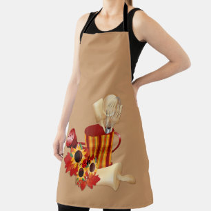 Delantal Utensilios de cocina de otoño