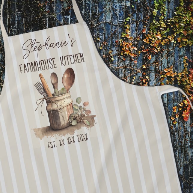 Delantal Utensilios de cocina rústicos de granja Franja neu (Subido por el creador)