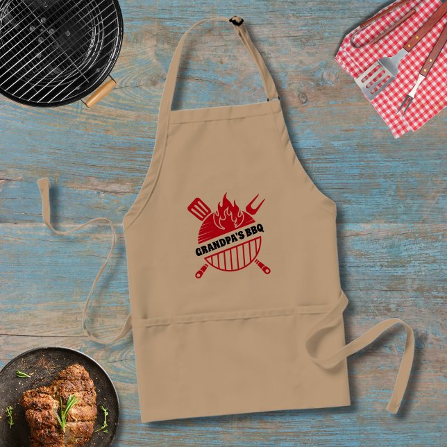 Delantal Utensilios de parrilladas de parrilladas de parril (Father's Day Grill Master Apron )