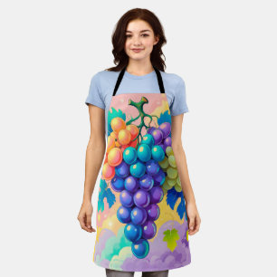 Delantal Uvas coloridas