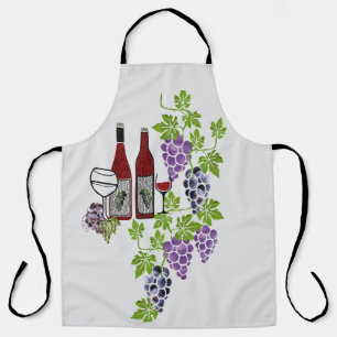 Delantal Uvas y vino