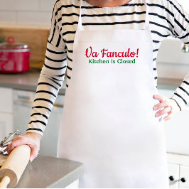 Delantal Va Fanculo Kitchen es un Chiste italiano cerrado y