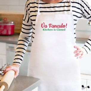 Delantal Va Fanculo Kitchen es un Chiste italiano cerrado y