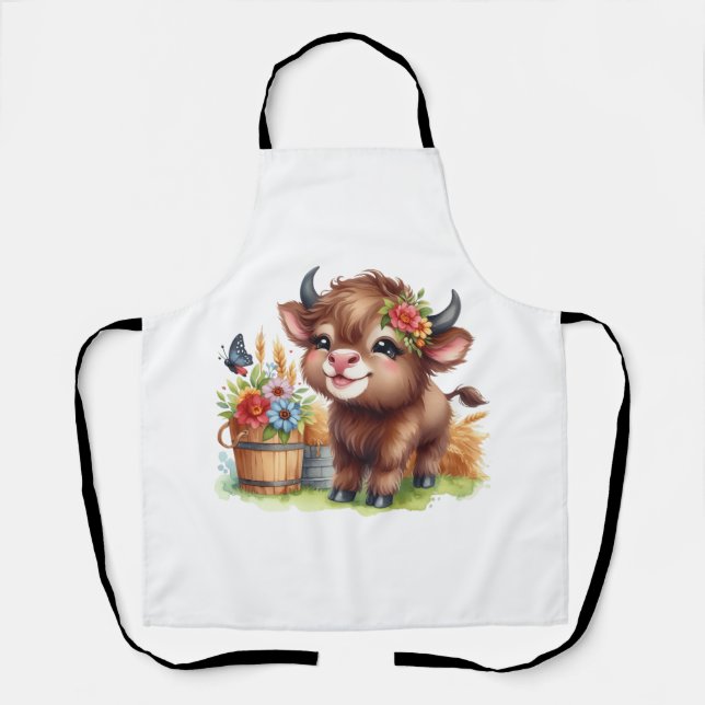 Delantal Vaca adorable (Anverso)