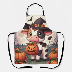 Delantal Vaca de bruja de Halloween