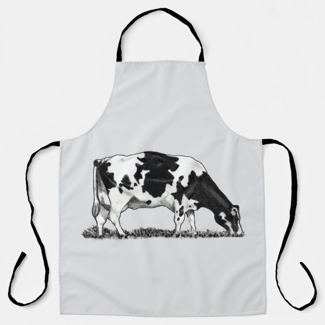 Delantal Vaca lechera Holstein (Anverso)