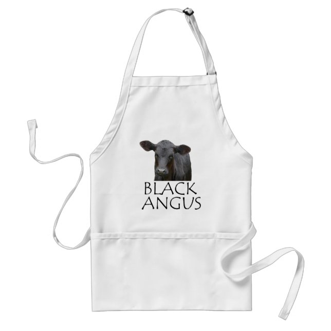 Delantal Vaca negra de Angus (Frente)