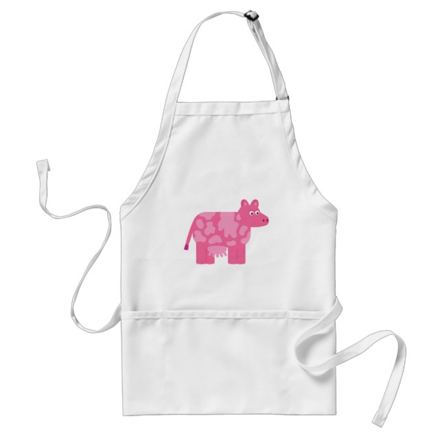 Delantal Vaca rosa (Frente)