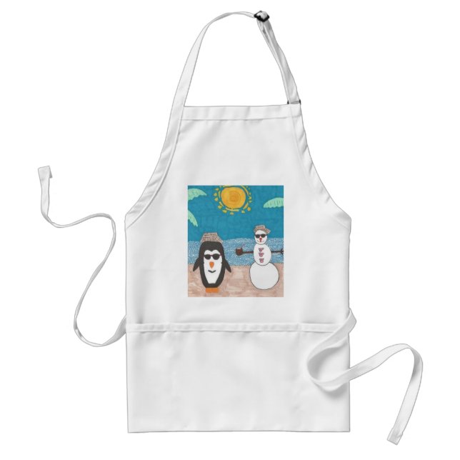 Delantal Vacaciones de navidades (Frente)