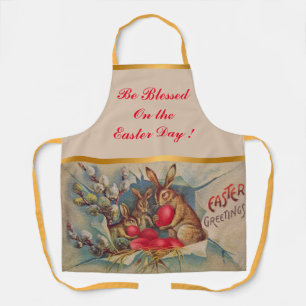 Delantal Vacaciones de Pascua de 3 Conejos