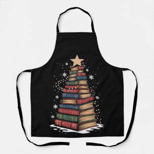 Delantal Vacaciones navideñas para profesores bibliotecario