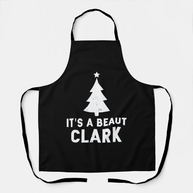 Delantal Vacaciones para Navidades de Beaut Clark (Anverso)