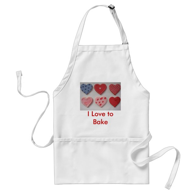 Delantal Valentine Cookie Hearts (Frente)
