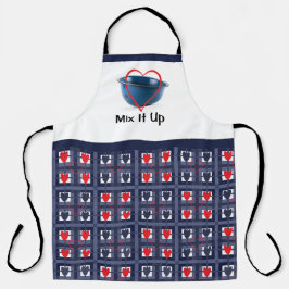 Delantal Valentine Print Apron