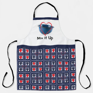 Delantal Valentine Print Apron