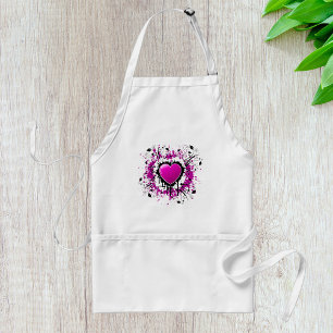 Delantal Valentine Purple Heart