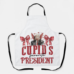 Delantal Valentine Trump, el presidente favorito de Cupido