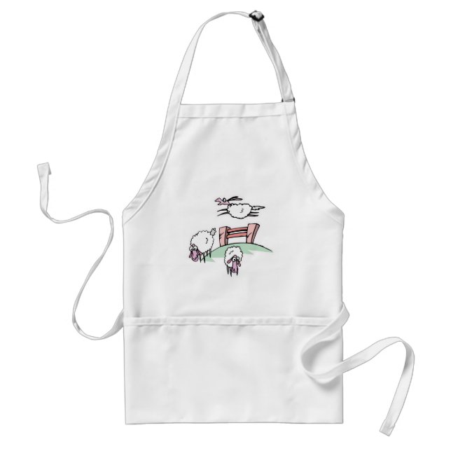 Delantal valla para saltar ovejas (Frente)