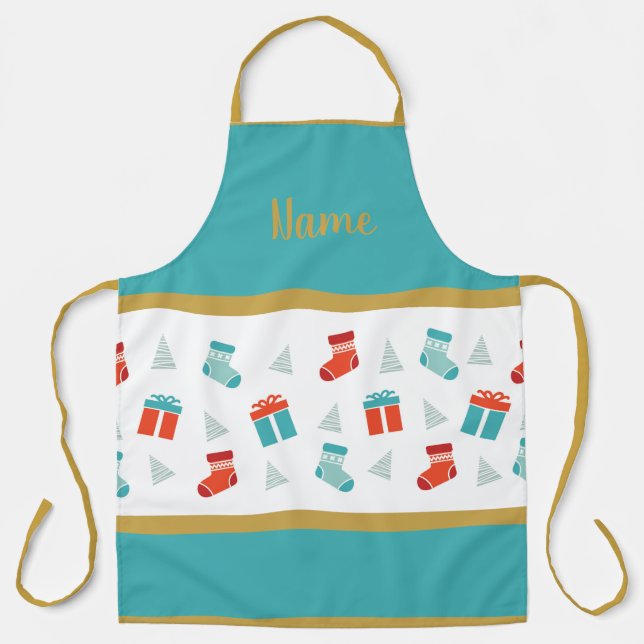 Delantal Valores y regalos de Navidades personalizados (Anverso)