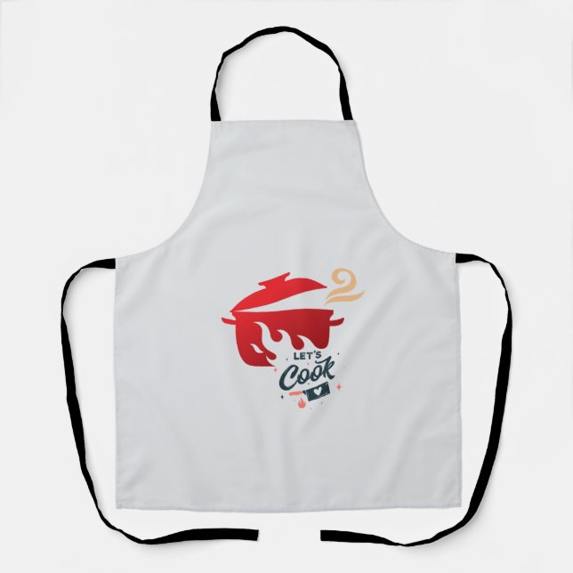 Delantal Vamos a cocinar (Anverso)