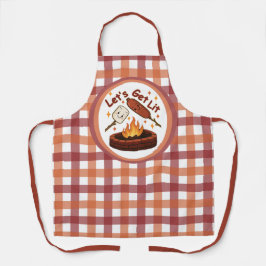 Delantal Vamos a conseguir Firepit - malvavisco y perro cal