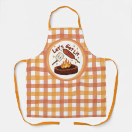 Delantal Vamos a conseguir Firepit - malvavisco y perro cal