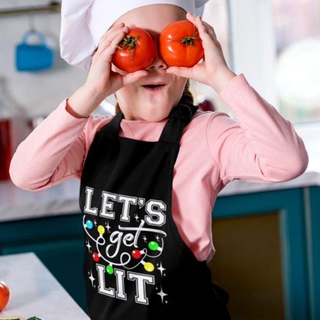 Delantal Vamos a hacer gracioso a los Navidades livianos Fi (Subido por el creador)