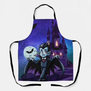 Delantal Vampión de Halloween, caprichoso
