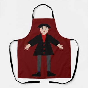 Delantal Vampiro de Halloween lindo