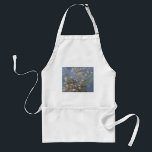 Delantal Van Gogh Almond Blossom<br><div class="desc">Serie de pintura natural Vincent Van Gogh - Florencia de almendras en tonos azules</div>