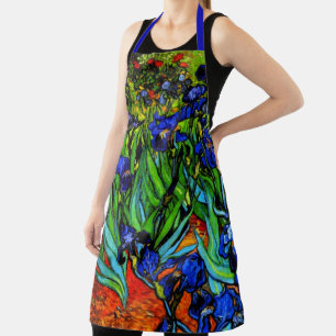 Delantal Van Gogh - Irises, 1889,