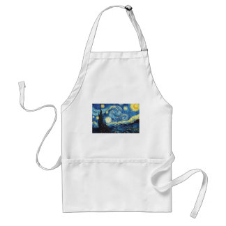 Delantal Van Gogh Noche Estrellada Paz Amor Destino