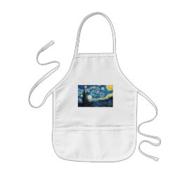 Delantal Van Gogh Noche Estrellada Paz Amor Destino